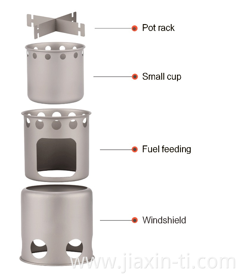 BBQ Titanium Stove 